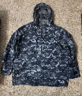 USN Navy Seal NWU Goretex Gore-Tex Rain Jacket Coat Parka