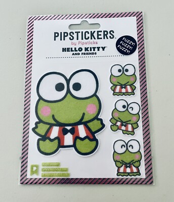 Pipstickers by Pipsticks Hello Kitty and Friends Fuzzy Keroppi Sticker Sheet