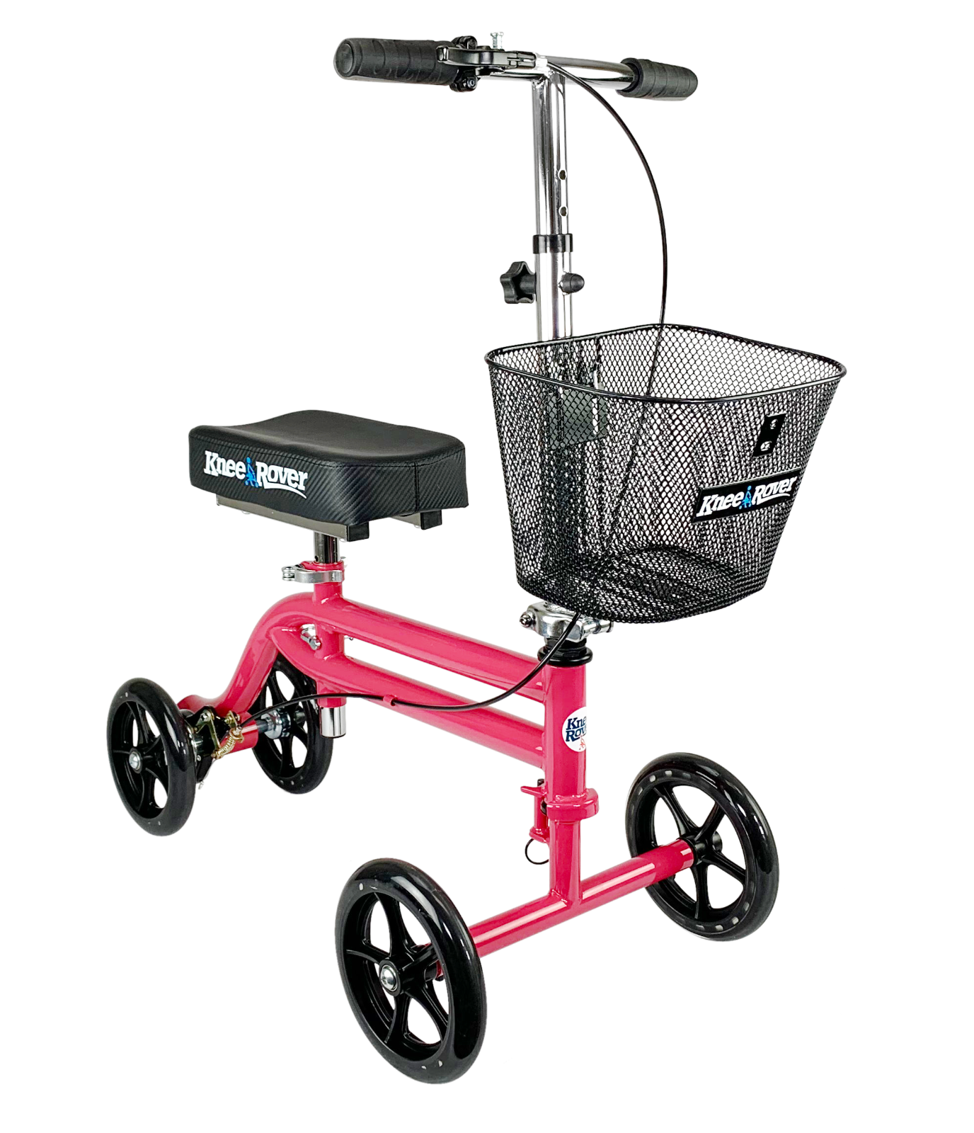 Knee Walker Crutch Alternative In Hot Pink