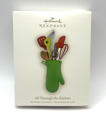 Hallmark Ornament 2008 All Through the Kitchen Christmas Decorations Holidays
