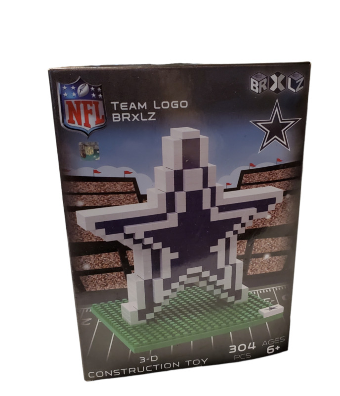 Dallas Cowboys Team Logo Brxlz Building Blocks Construction Toy
