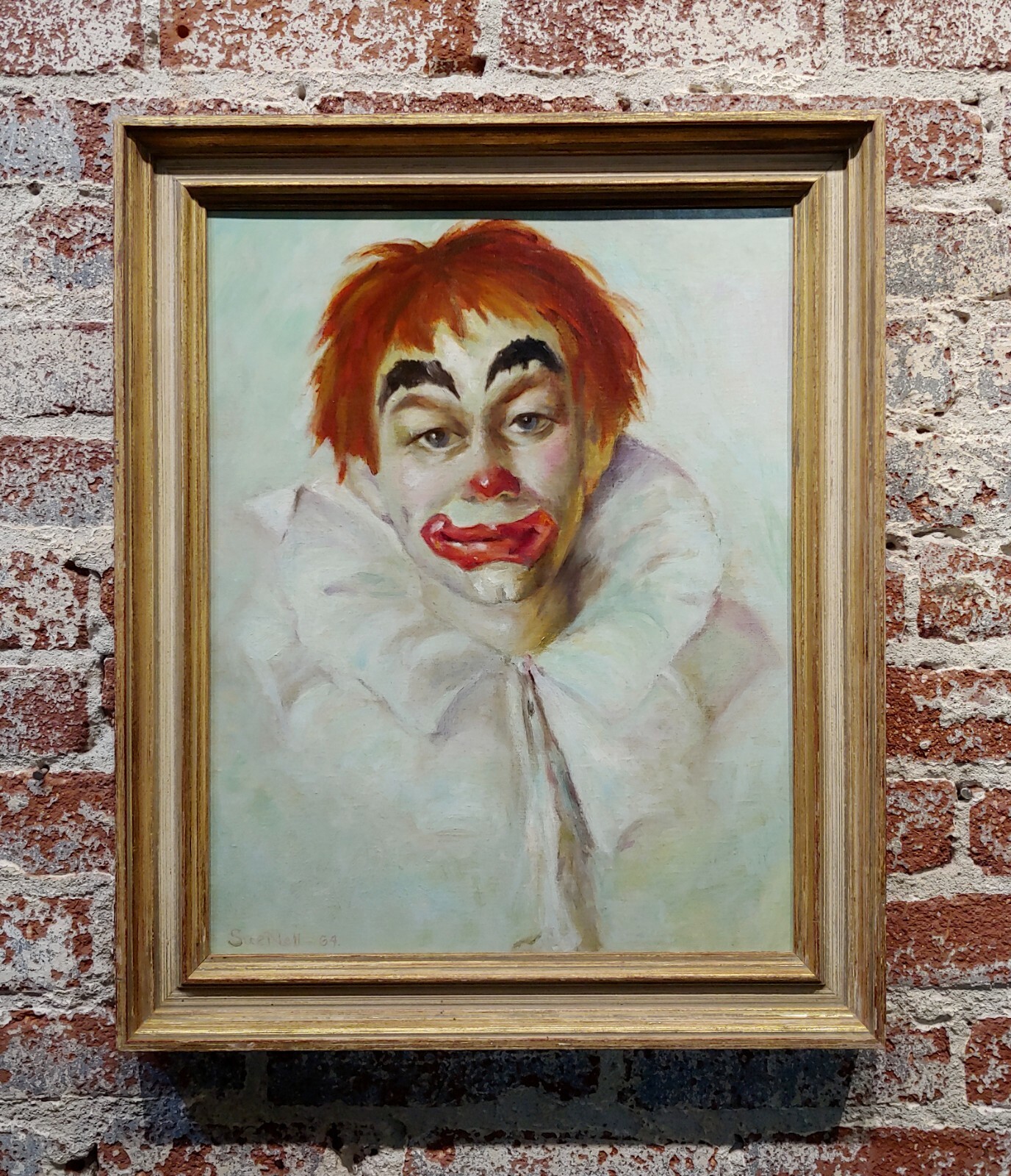 【S12号】good blue(portrait_s) oil painting S12号】good blue(portrait_s) oil painting