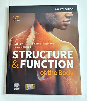 Structure & Function of the Body Study Guide, 17th Edition, 2024, Brand New