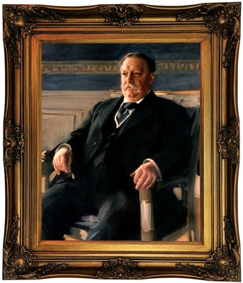 Zorn Portrait of William Howard Taft 1911 Framed Canvas Print Repro