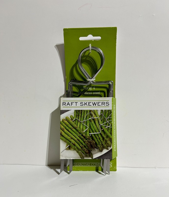 Charcoal Champion Grill Raft Skewers Veggie Holder Set of 4