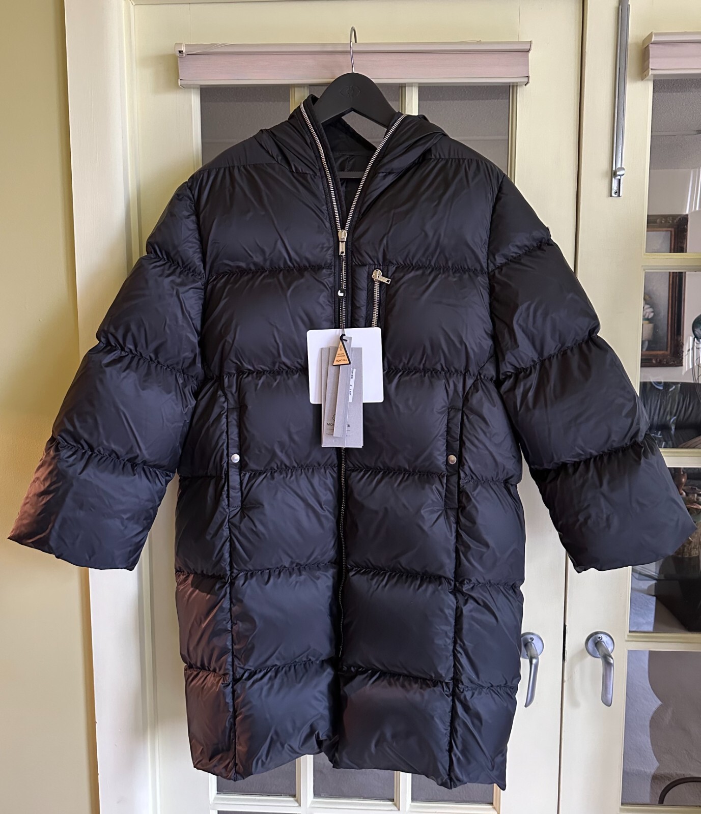 NWT authentic RICK OWENS + MONCLER F/W 2023 Black 'GIMP NWT authentic RICK OWENS + MONCLER F/W 2023 Black 'GIMP