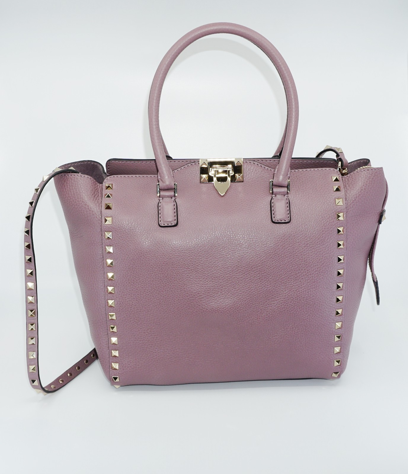 VALENTINO(ヴァレンティノ)Rockstud レザー トートバッグ(SALE!) Valentino Garavani Women's Rockstud - Alce Leather Tote