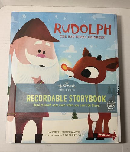 Hallmark RUDOLPH The Red-Nosed Reindeer Recordable Book Jul 2012 Hear Your Voice