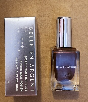 NEW NIB Belle En Argent Bore Someone Else Nail Polish 0.33 Oz.