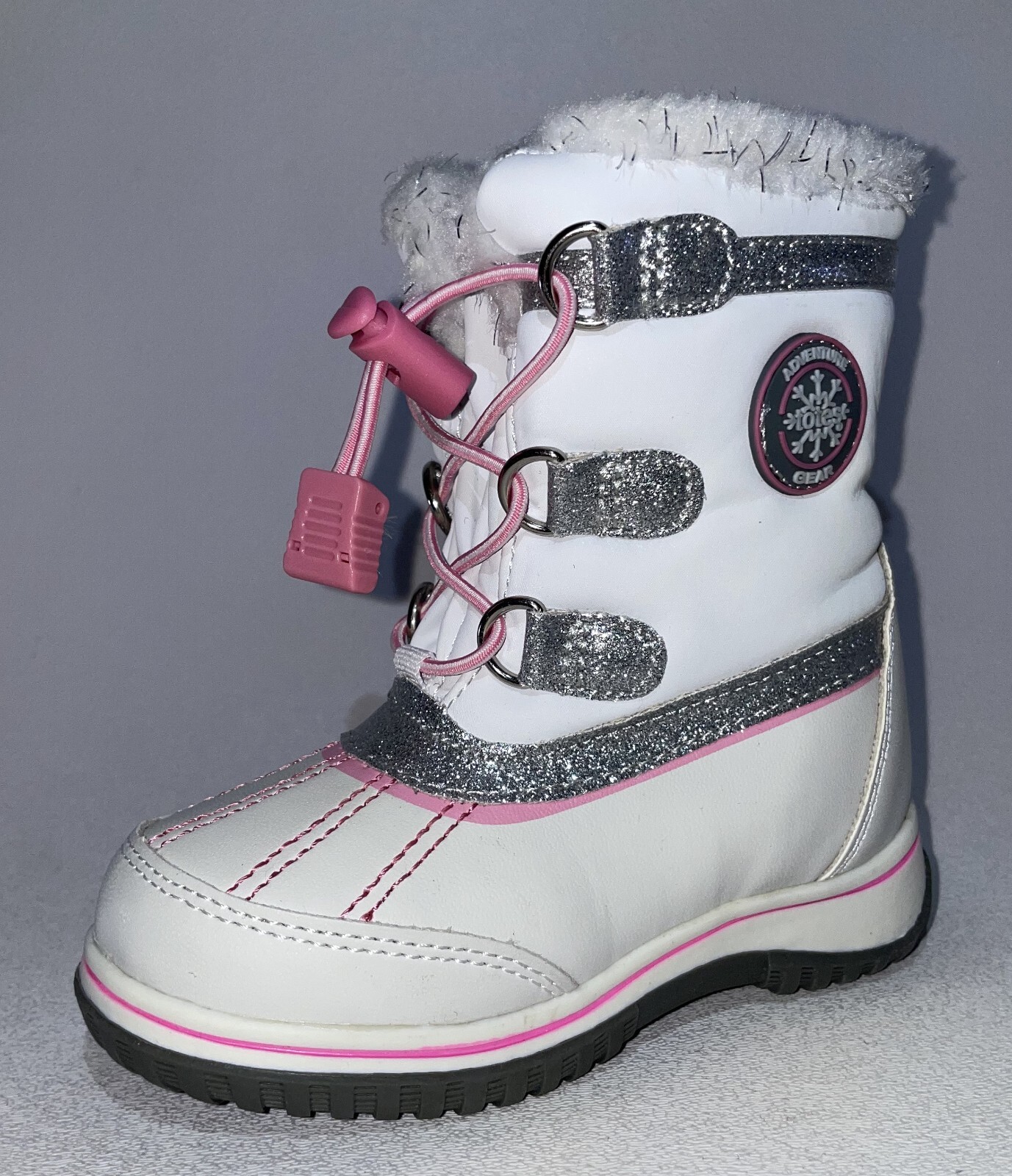 Сумки PRINCESS Toddler White/Fuschia Winter Boots