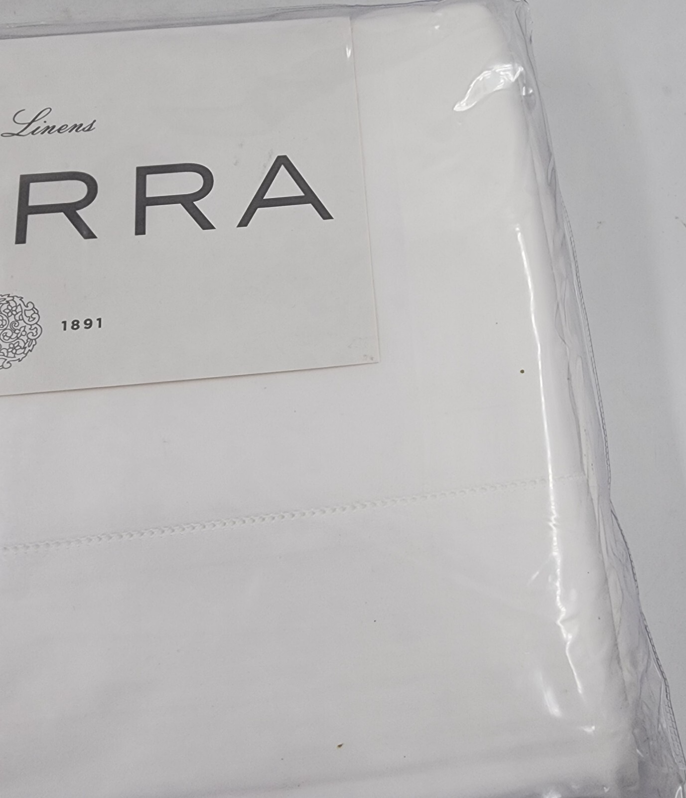 Sferra 800-Thread Count Matera Full Sheet Set 84in x 110in White - Picture 6 of 11