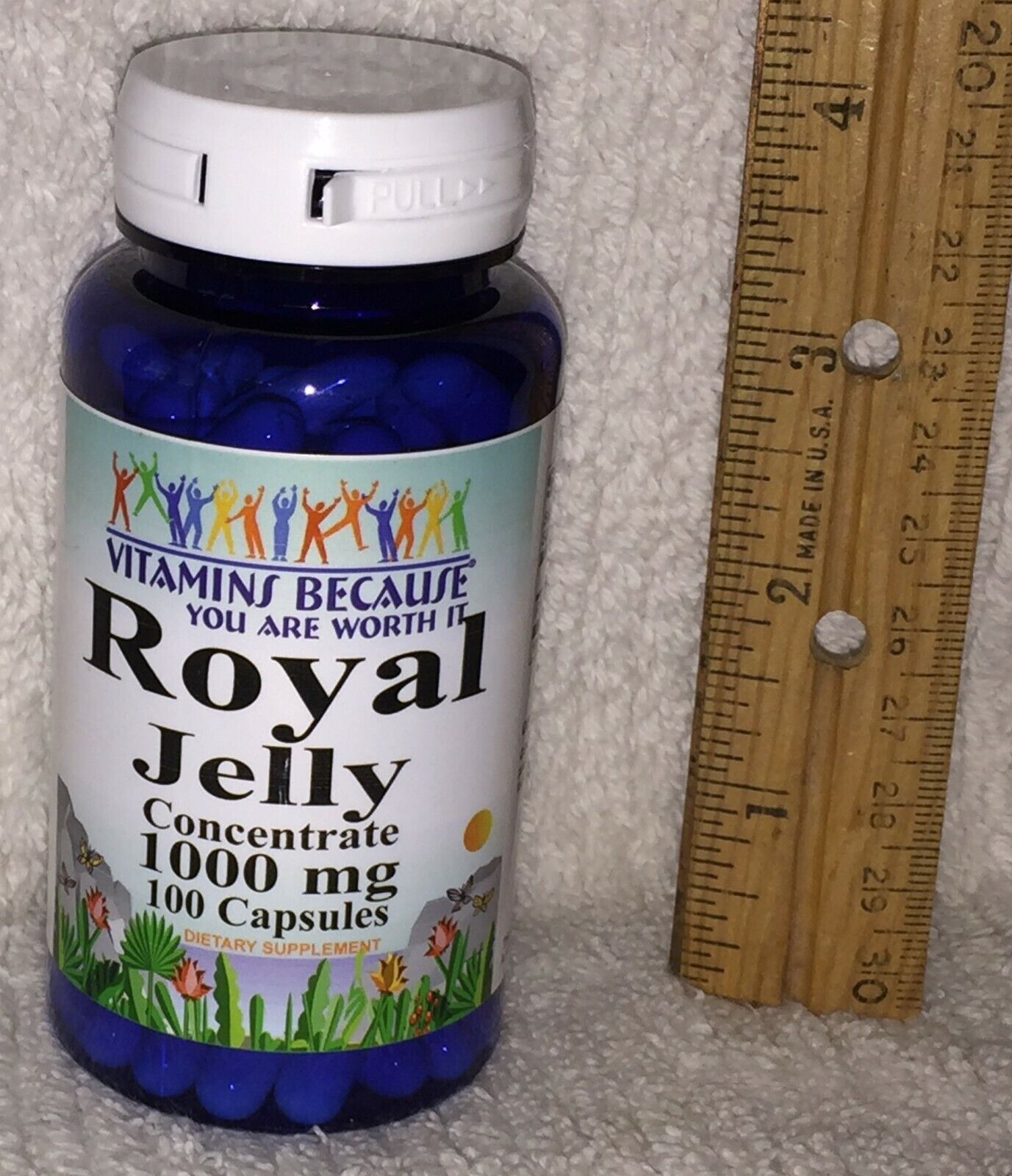 Royal Jelly Concentrate / Vitamins Because NO PRESERVATIVES, 1000 mg, 100 caps