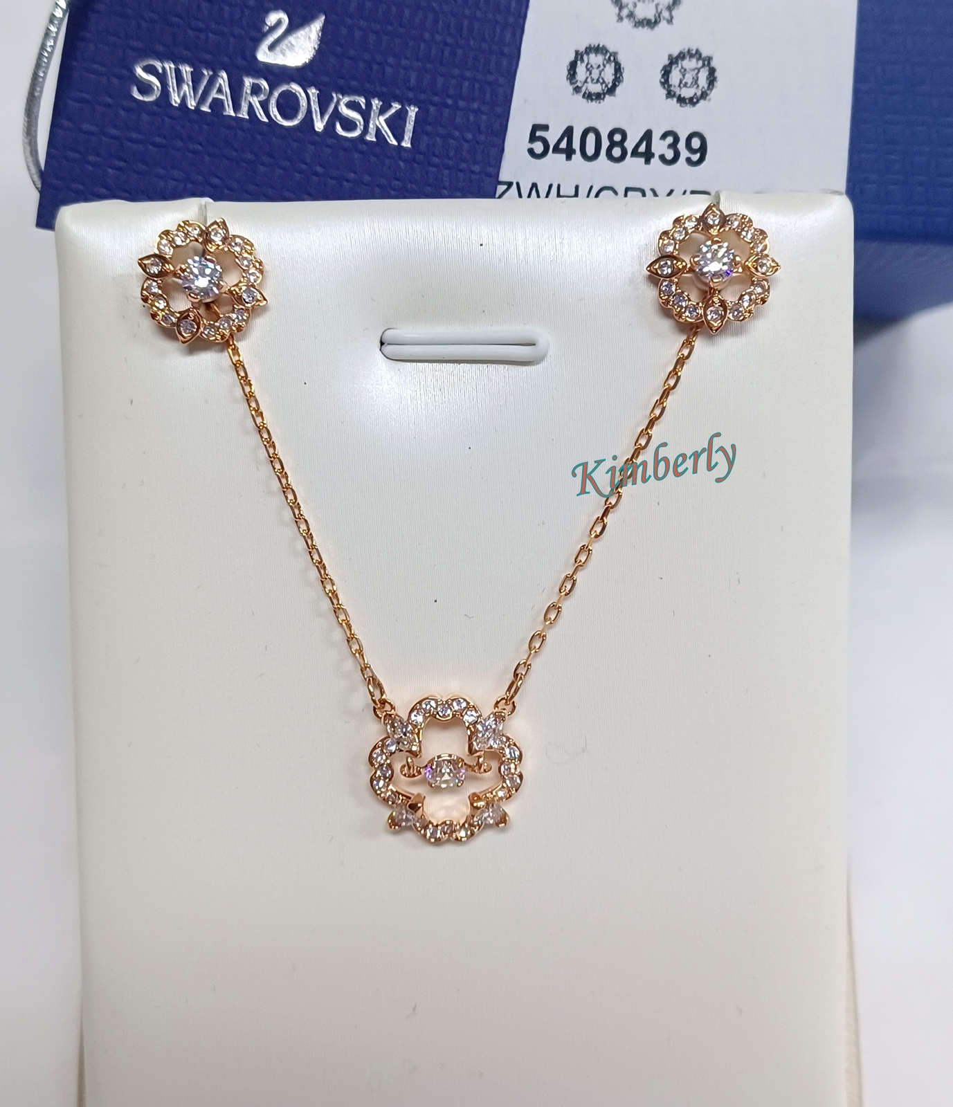 SWAROVSKI　 Sparkling Dance Flower セット Swarovski Sparkling Flower Set, Rhodium