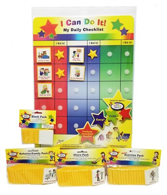 I Can Do It! My Daily Checklist Reward Star Chart & Extra Task Bundle