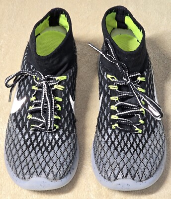 Nike Lunarepic Flyknit Shield Womens Size 9.5 Black H20 Repel Shoes 849665-001