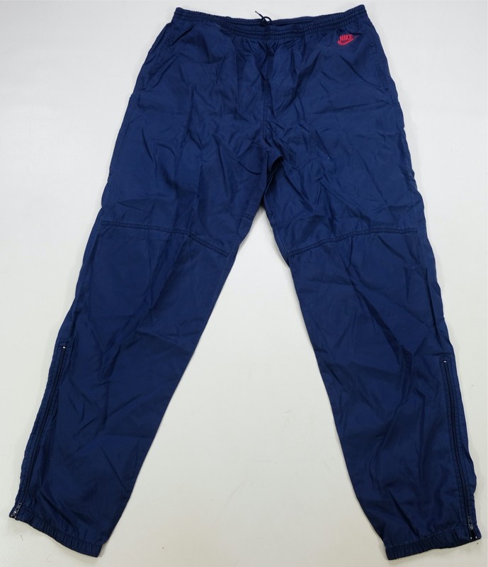 パンツ 90s 00s Nike Side Piping Track Pants Rare Vintage NIKE Team Sports Small Swoosh Joggers Track