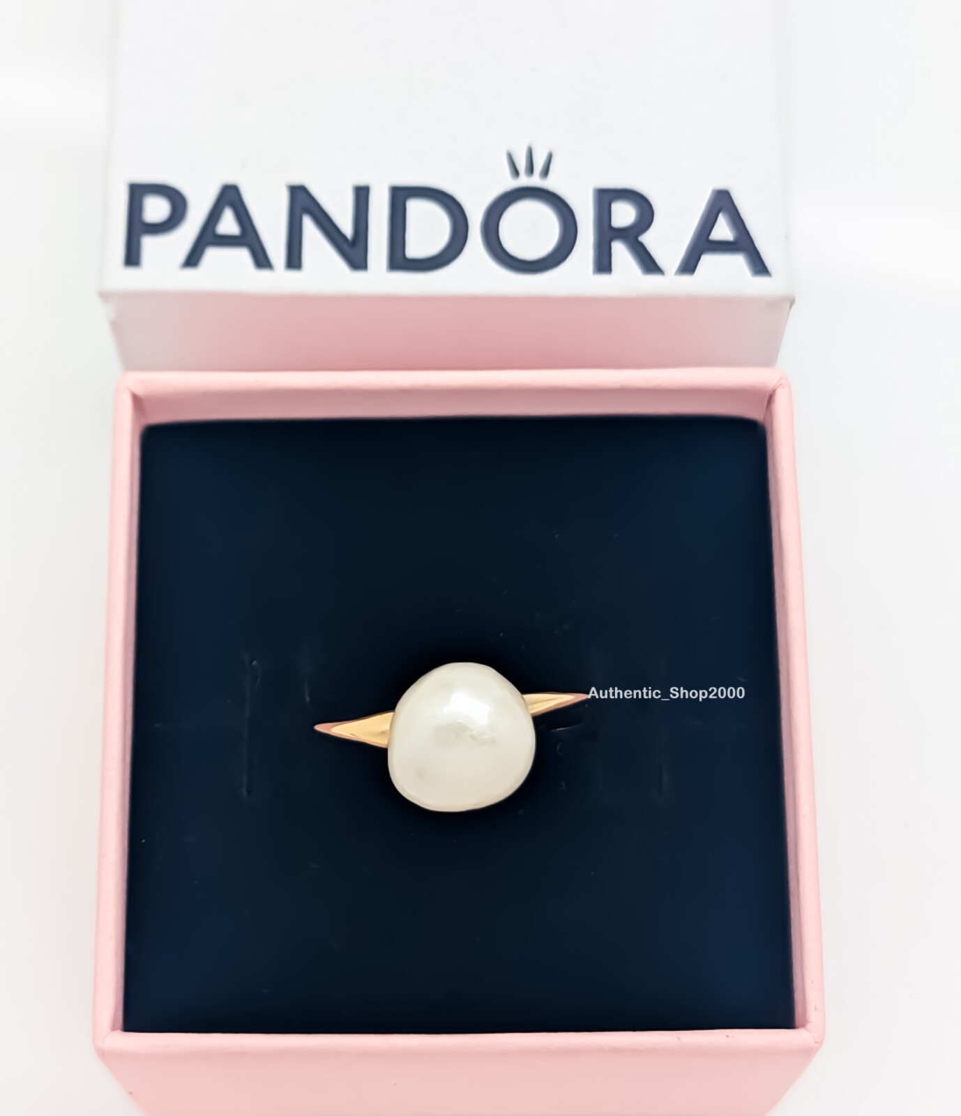 New 100% Authentic PANDORA Essence 14k Gold Plated Baroque