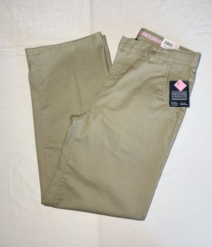 Austin Clothing Company School Uniform Girls Khaki Pants NWT