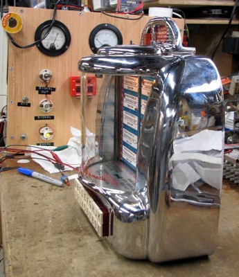 Seeburg 3W1 Jukebox Wallbox Restored And Rechromed, Grade 1