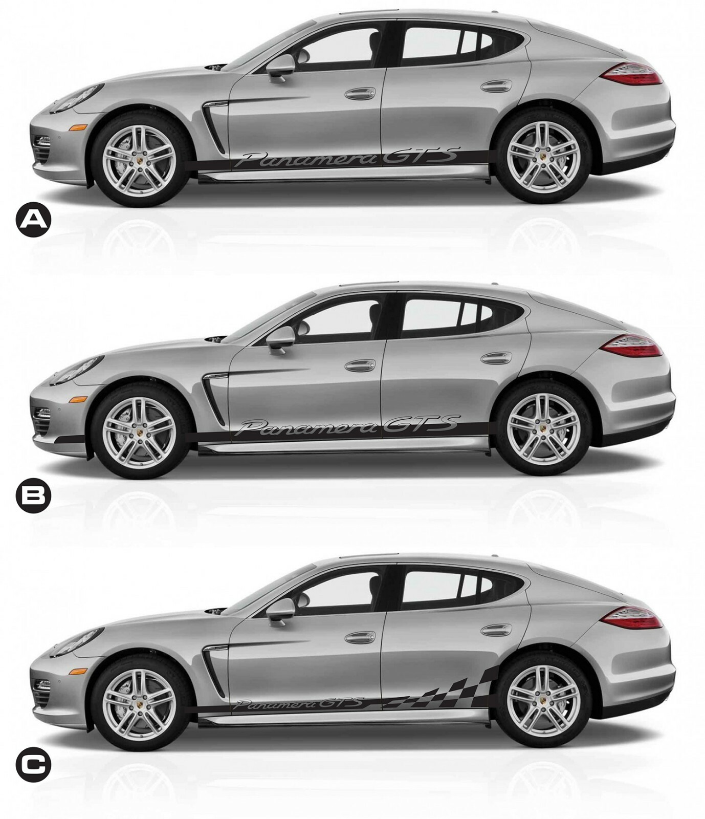 Details About Porsche Panamera Gts Racing Side Stripes