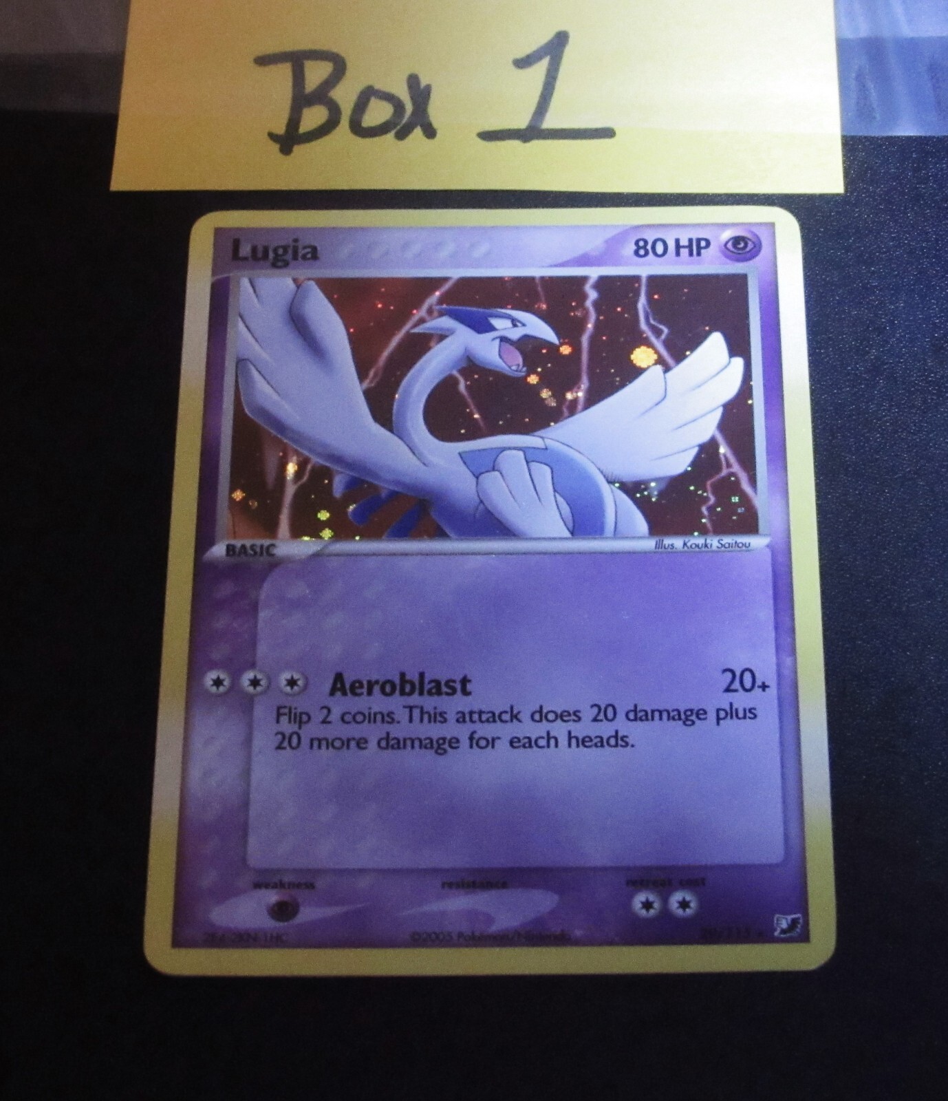 Lugia 29/115 Cosmo holo Rare Unseen Forces Pokemon Card - NM