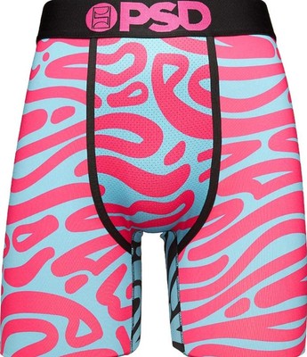 PSD Men's Miami Beach 90s Wave Boxer Briefs Multi Color Size Medium 