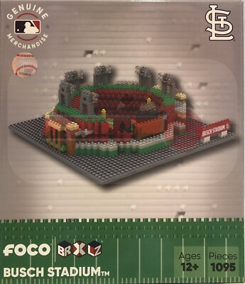 St Louis Cardinals BRXLZ MLB Busch Stadium 3-D Construction Block Set FREE SHIP