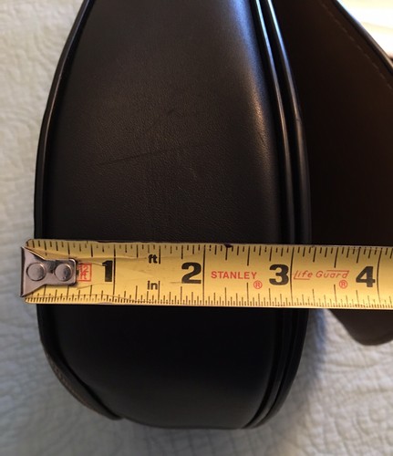 Coach Large - Glove Tanned Saddle bag. 11” Wide, 10” Tall 3 1/4 Depth..