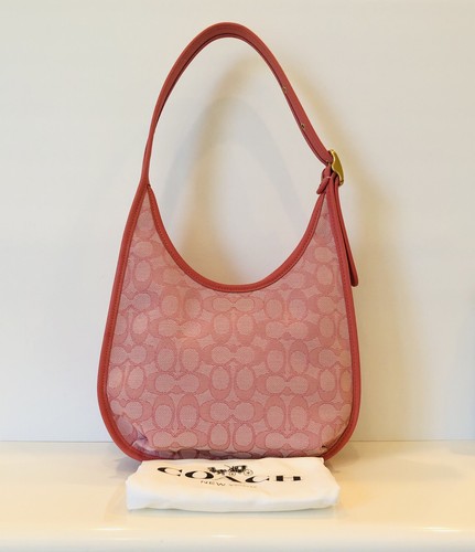 希少 COACH Ergo Suede Flower Sholder 9257 Vintage Coach Ergo Hobo Shoulder Bag Yellow Authentic Used
