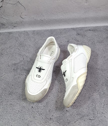 Size 39 - Christian Dior Women's White Leather & Suede D
