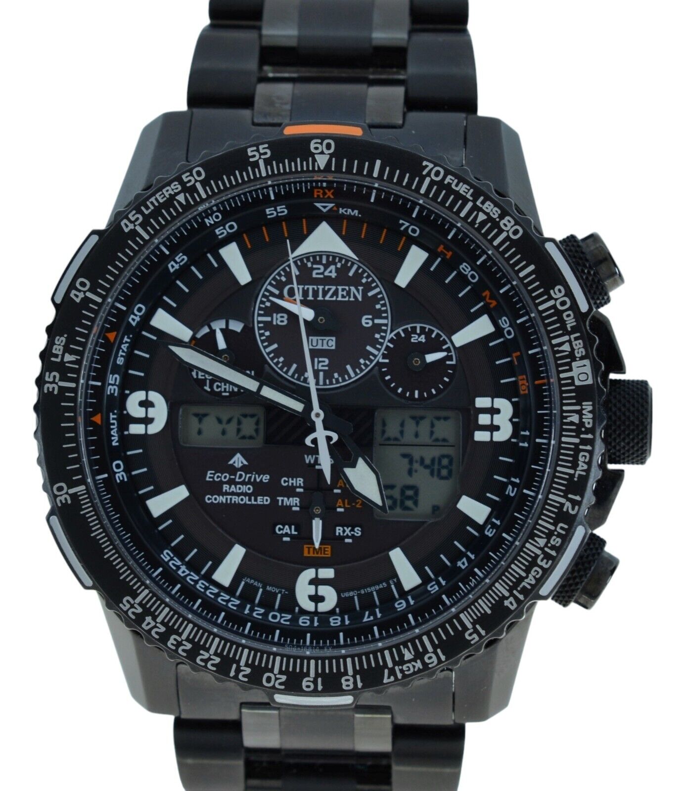 Citizen Eco-Drive Skyhawk Solar Radio Controlled Black Watch! Ref: U680-S116031! Citizen Eco-Drive Skyhawk Solar Radio Controlled Black Watch! Ref: U680-S116031!