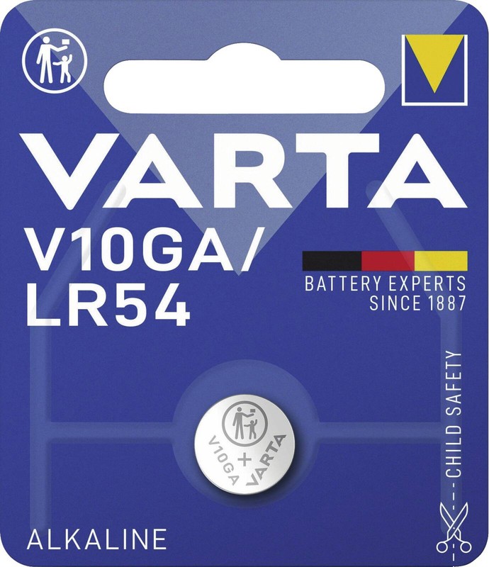 Varta Knopfzelle V 10 Ga Lr54 Electronics Neu/Ovp