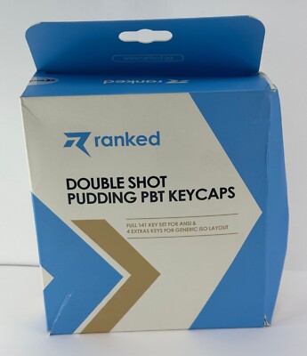 Ranked Double Shot Pudding PBT Keycaps