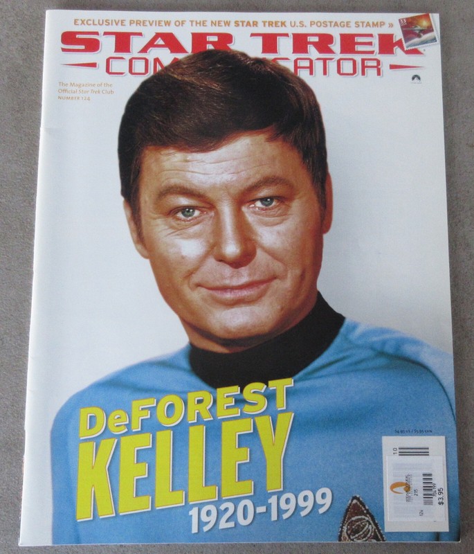 Magazine Star Trek Communicator NÂ° 124 Deforest Kelley Dr Mccoy Tos Kirk Spock