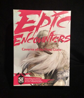 Epic Encounters: Caverns of the Frost Giant For D&D 5E By SFG - NEW