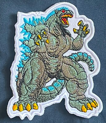 GODZILLA monster 4'' Embroidered figure PATCH action vs KING Kong dinosaur dino