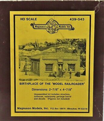 MAGNUSON MODELS INC.439-543 BIRTHPLACE OF THE MODEL RAILROADER HO SCALE