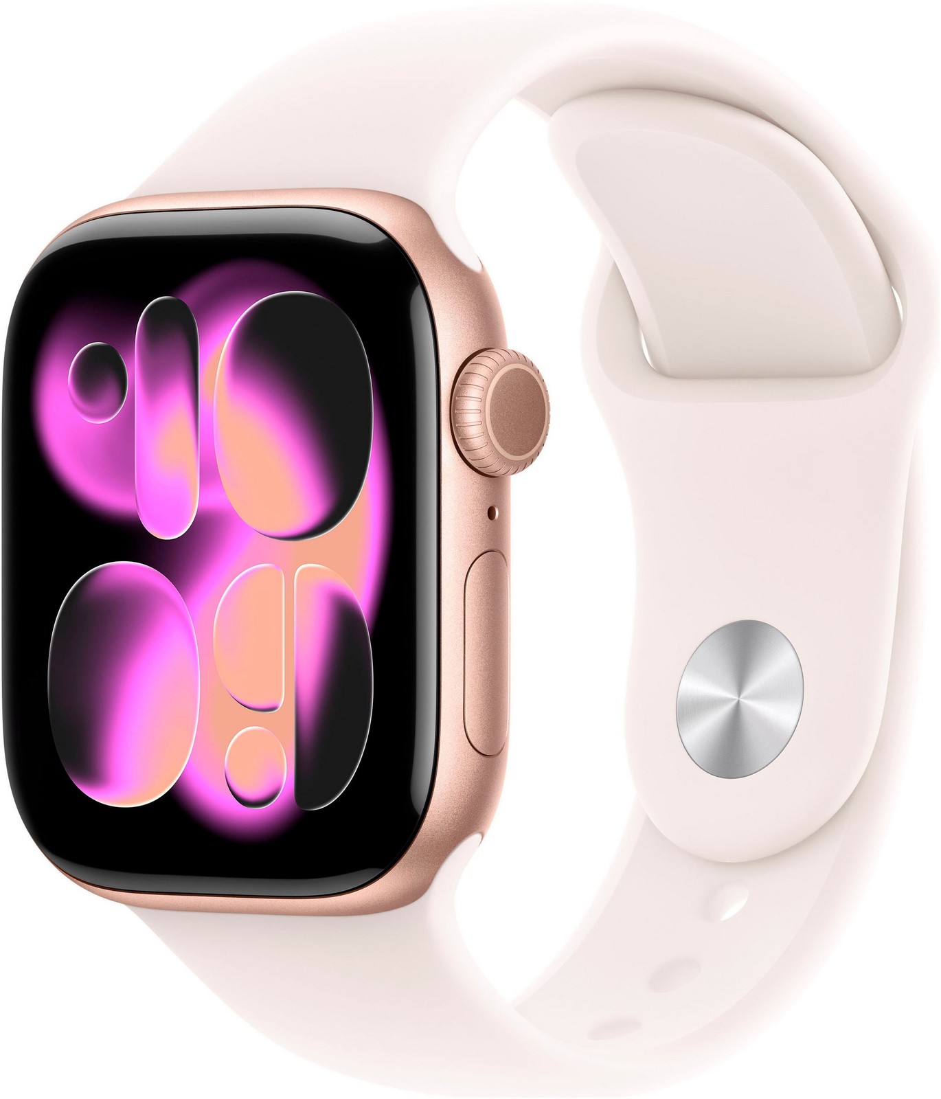 APPLE Watch S11 GPS 42mm Alugehäuse Sportband S/M Blassrosa MEU04ZR/A B-Ware - Bild 2 von 6