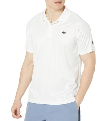 Мужская одежда Lacoste Short Sleeve Novak Djokovic Sport Ultra Dry Polo Shirt