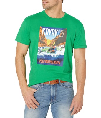 

Мужские рубашки и топы Polo Ralph Lauren Классическая трикотажная футболка с круглым вырезом