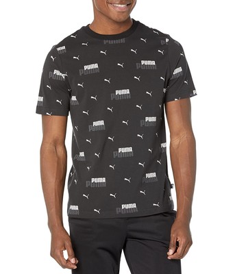 

Мужские рубашки и топы Футболка с логотипом PUMA Essentials Plus Power по всей поверхности и принтом