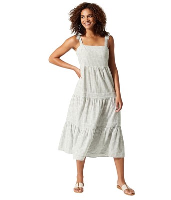 Женские платья Tommy Bahama Shoreline, платье с квадратным вырезом в полоску от Tommy Bahama Shoreline
