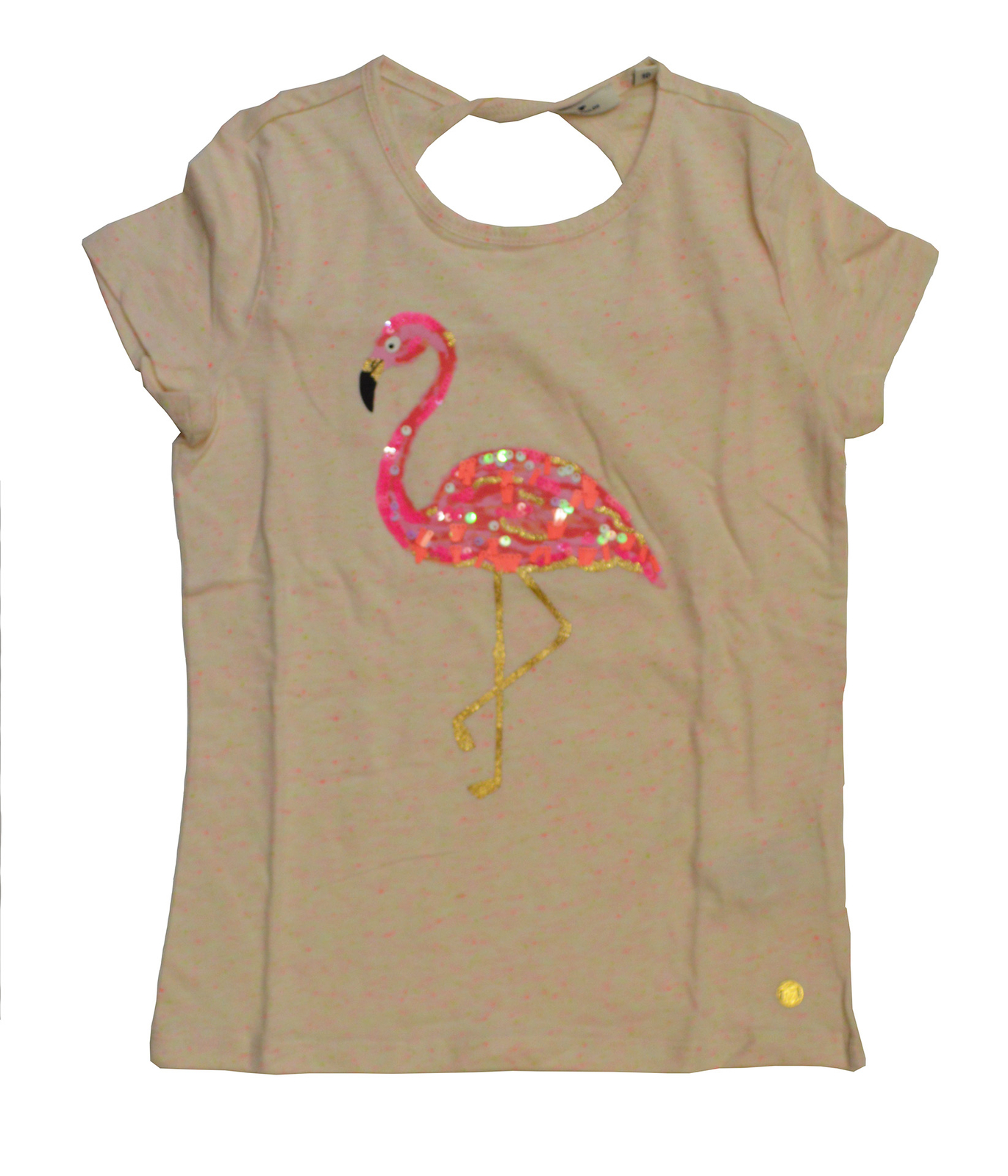 Tom Tailor Mädchen T-Shirt mit Flamingo-Motiv Pailletten Neu