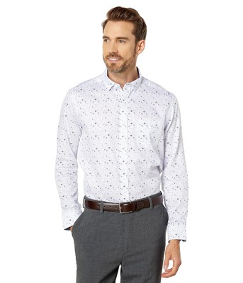 

Мужские рубашки и топы Хлопковая рубашка с принтом Johnston - Murphy