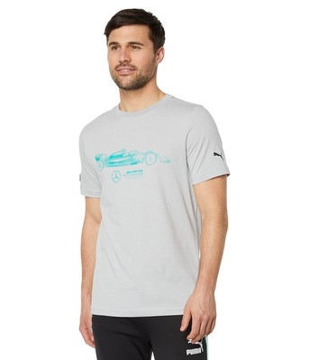 

Мужские рубашки и топы Футболка с рисунком автомобиля PUMA Mercedes AMG Petronas Essentials