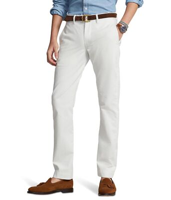 Мужские брюки Polo Ralph Lauren прямого кроя, стрейчевые брюки-чино