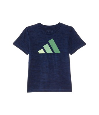 Girls Shirts & Tops adidas Kids SS Poly Logo Tee(Toddler/Little Kid)