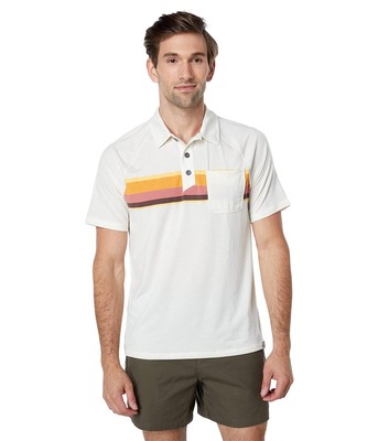 

Мужские рубашки и топы LLBean Everyday SunSmart Polo с коротким рукавом и принтом