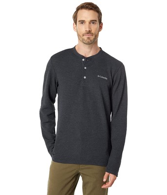 

Мужские рубашки и топы Columbia Pine Peak вафельные с длинным рукавом Henley