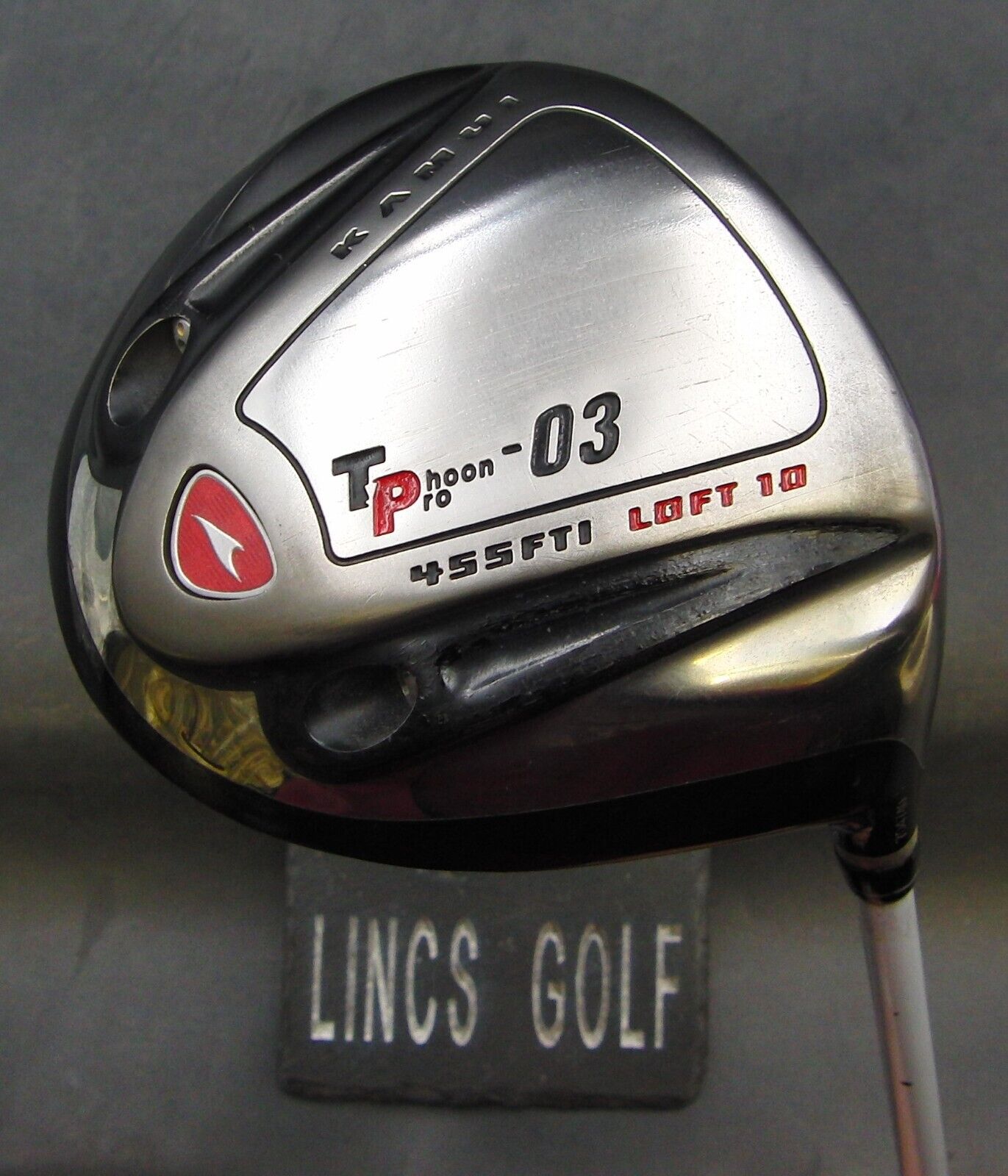 Kamui Tphoon Pro TP-03 455 FTI 10° Driver Stiff Graphite Shaft With Grip Kamui Tphoon Pro TP-03 455 FTI 10° Driver Stiff Graphite Shaft With Grip